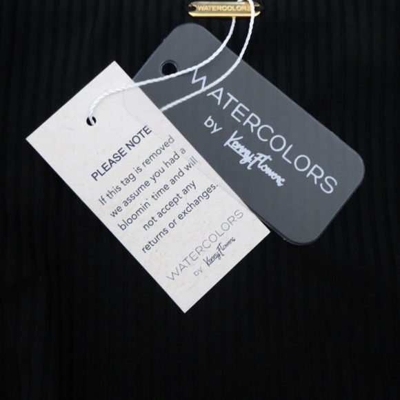 NEW! Kenny Flowers Mykonos Soft Eco Luxe Ribbed Bandeau Bikini Top & Bottom SZ S - Picture 11 of 14